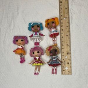 LalaLoopsy MINI Dolls Lot Of 5 MINIS